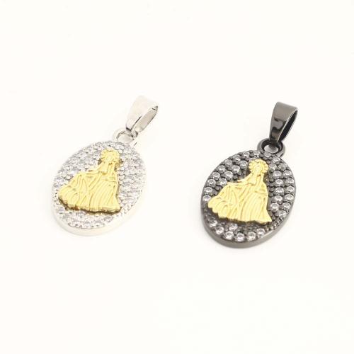 Cubique Pendentif en laiton zircon pavent, DIY & pavé de micro zircon, plus de couleurs à choisir, Vendu par PC