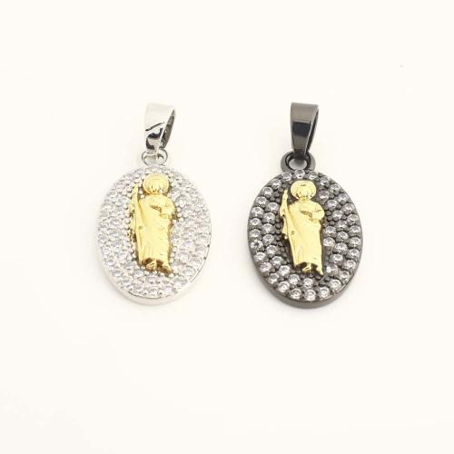 Cubique Pendentif en laiton zircon pavent, DIY & pavé de micro zircon, plus de couleurs à choisir, Vendu par PC