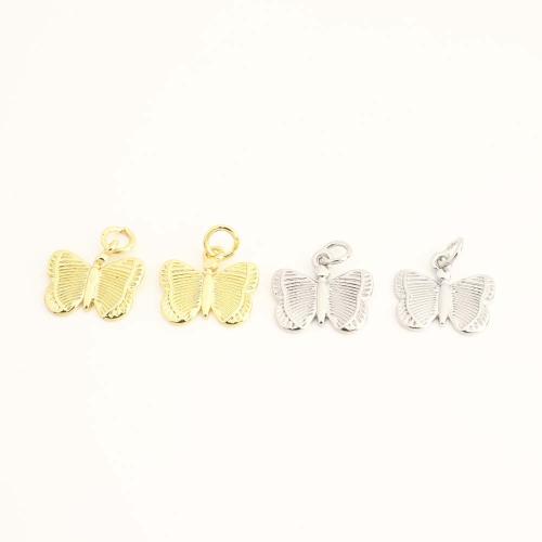 Pendentifs d'animaux en laiton, papillon, DIY, plus de couleurs à choisir, Vendu par PC