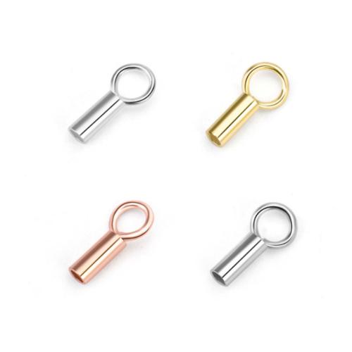 Fermoir en argent et assesoire, argent sterling 925, Placage, DIY & normes différentes pour le choix, plus de couleurs à choisir Inner diameter 1mm length 6.2mm ring size Inner diameter 1.5mm length 6.7mm ring size Vendu par PC[