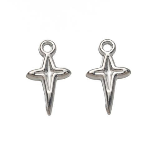 pendentifs En acier inoxydable de Croix , Acier inoxydable 304, DIY, plus de couleurs à choisir Vendu par PC