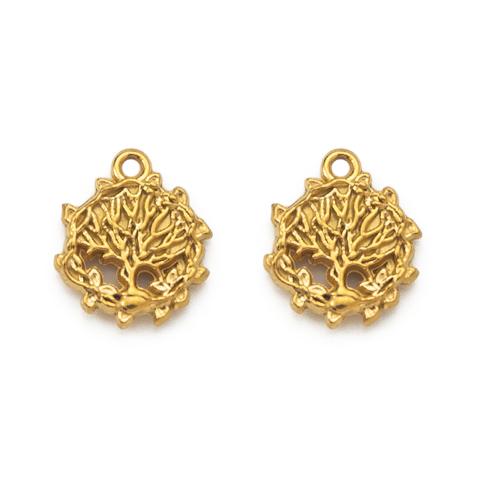 Stainless Steel Hollow Pendant, 304 Stainless Steel, Round, DIY 