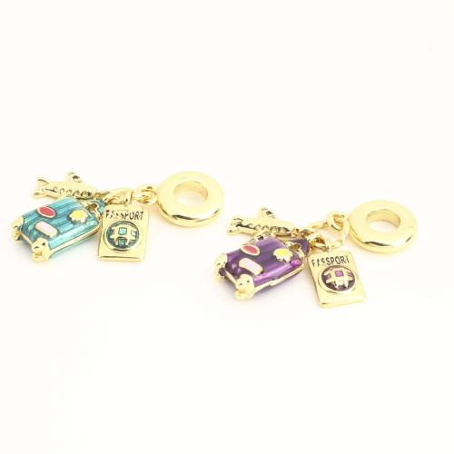 laiton Pendentif, Placage de couleur d'or, DIY & émail, plus de couleurs à choisir, Vendu par PC