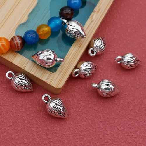 Bijoux pendentifs en Zinc alliage , alliage de zinc, Placage de couleur argentée, DIY, argent, Diamètre inté Environ 1.5mm Vendu par sac[