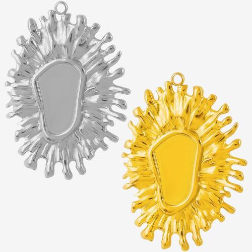 Monture de pendentif en acier inoxydable, Acier inoxydable 304, Placage, DIY, plus de couleurs à choisir Vendu par sac