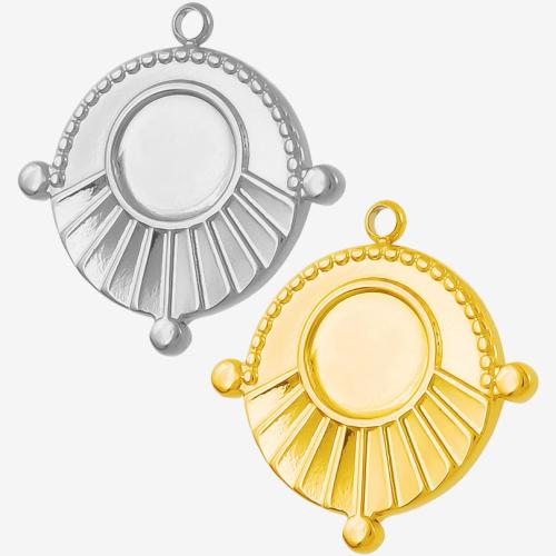 Monture de pendentif en acier inoxydable, Acier inoxydable 304, Placage, DIY, plus de couleurs à choisir Vendu par sac