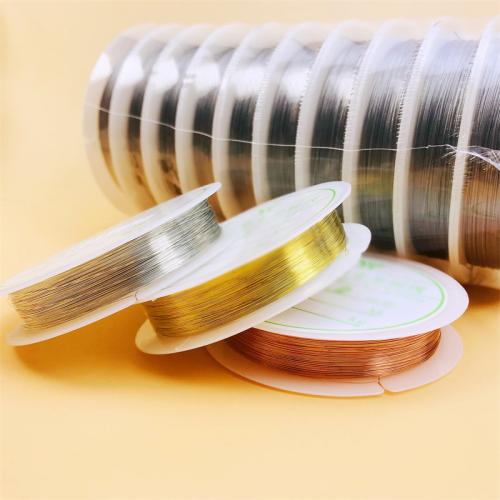 Brass Wire, plated, DIY 0.2mm 