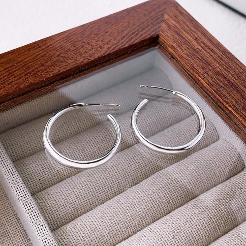 Argent sterling 925 boucle d oreille dormeuse, Plaqué de platine, bijoux de mode & normes différentes pour le choix & pour femme, Vendu par paire[