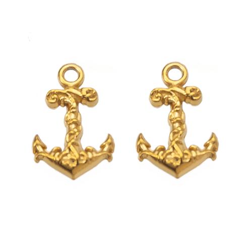 Stainless Steel Pendants, 304 Stainless Steel, Anchor, DIY 