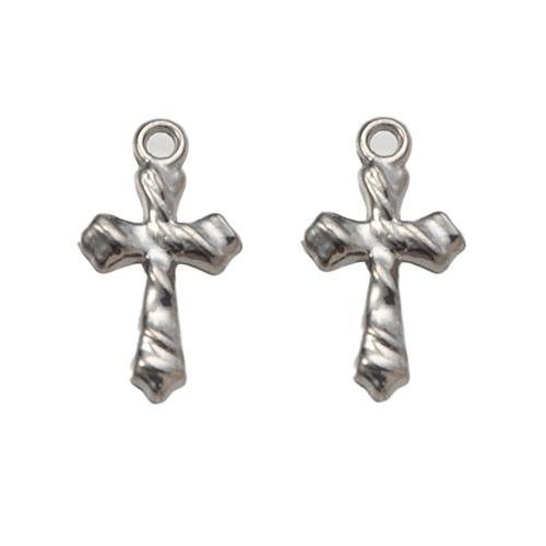 pendentifs En acier inoxydable de Croix , Acier inoxydable 304, DIY, plus de couleurs à choisir Vendu par PC
