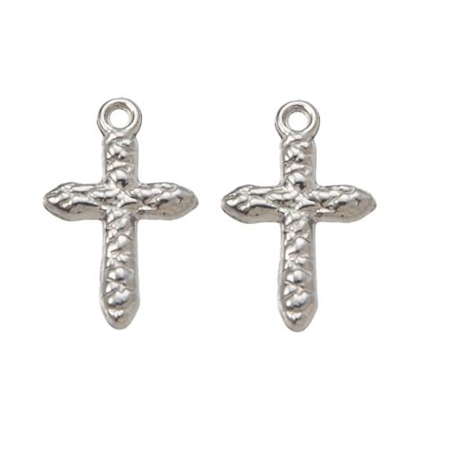 pendentifs En acier inoxydable de Croix , Acier inoxydable 304, DIY, plus de couleurs à choisir Vendu par PC