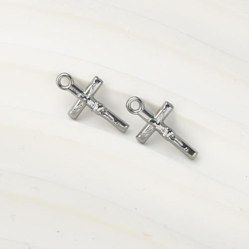 pendentifs En acier inoxydable de Croix , Acier inoxydable 304, DIY, plus de couleurs à choisir Vendu par PC