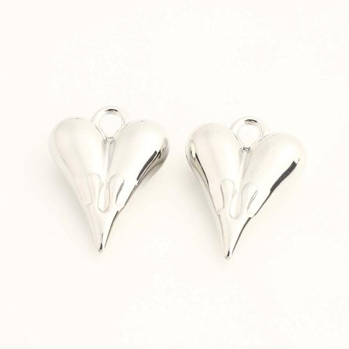 Pendentifs de coeur en laiton, DIY, plus de couleurs à choisir, Vendu par PC