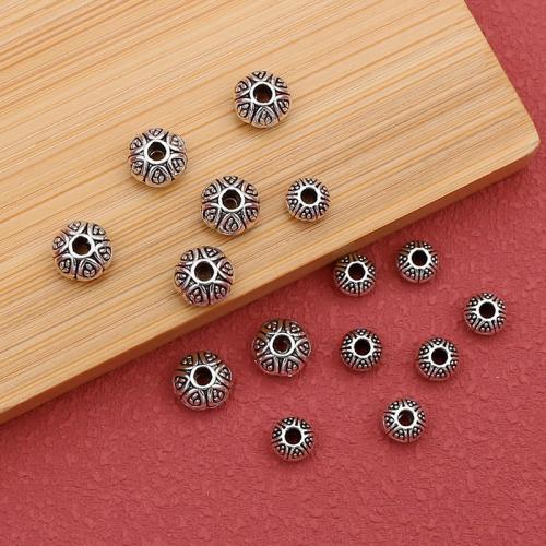 Bijoux de perles en alliage de Zinc , Placage de couleur argentée, DIY, argent, Diamètre inté Environ 1.2mm Vendu par sac[
