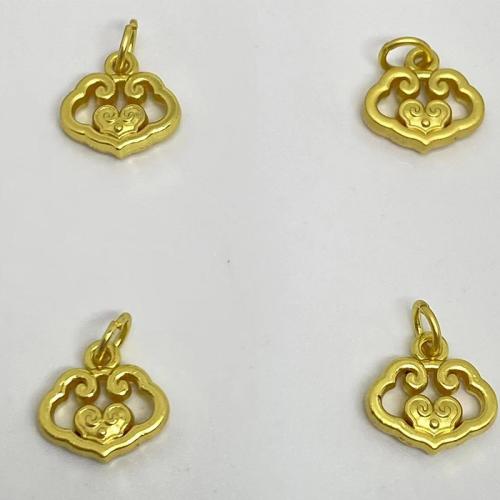 alliage de zinc Pendentif, Plaqué or mat, DIY & styles différents pour le choix, pendant length 6-15mm, Vendu par PC