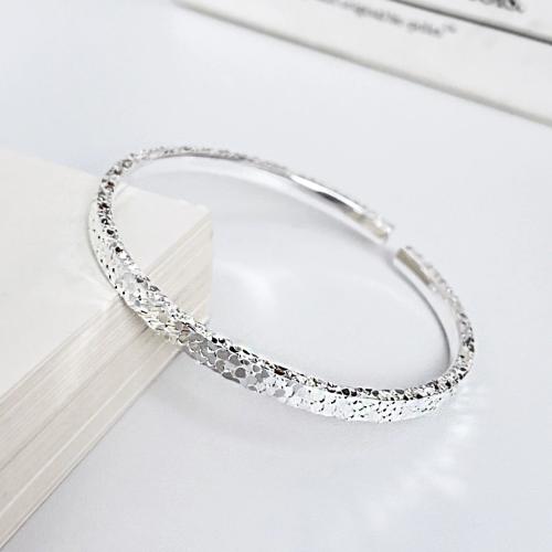 925 Sterling Silver Cuff Bangle & for woman, Inner Approx 60mm 
