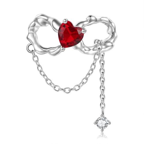 Argent sterling 925 Pendentif, Infini, DIY & avec strass, plus de couleurs à choisir Vendu par PC