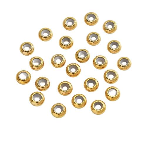 Нержавеющая сталь 304 шарики затвора, с Силикон, плакирован золотом, DIY, Много цветов для выбора, 10ПК/сумка, продается сумка