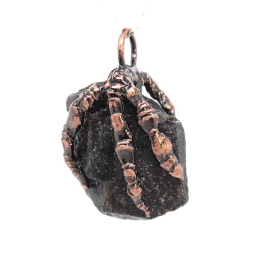 Schorl Pendentif, avec alliage de zinc, Placage, envoyé au hasard & DIY - Vendu par PC