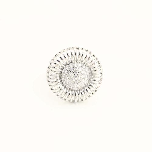 Bague en laiton, bijoux de mode & pavé de micro zircon & pour femme, plus de couleurs à choisir, Vendu par PC[