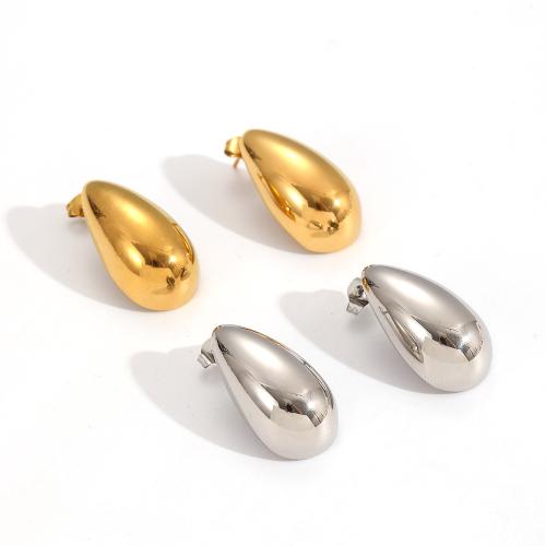 Boucle en acier inoxydable, Acier inoxydable 304, Placage, bijoux de mode, plus de couleurs à choisir, Vendu par paire