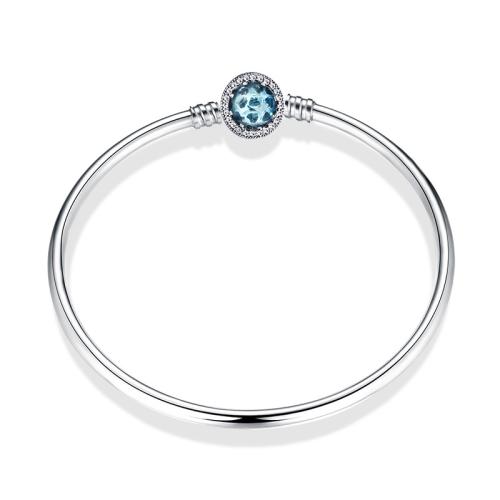 925 Sterling Silver Bangle  & with rhinestone 