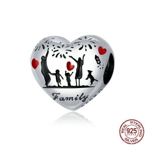 925 Sterling Silver Spacer Bead, DIY & micro pave cubic zirconia & enamel, beads length 10-15mm 