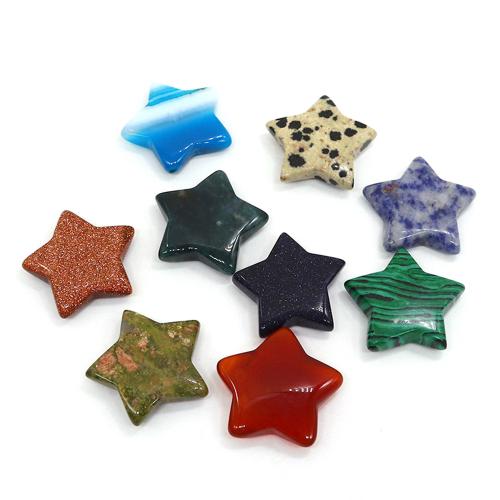 Perles de pierre gemme unique, Pierre naturelle, étoile, DIY & différents matériaux pour le choix, Vendu par PC