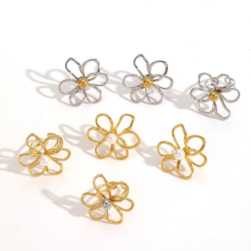 Parures de bijoux en acier inoxydable, Acier inoxydable 304, avec perle de plastique, Placage, bijoux de mode & styles différents pour le choix, deux couleurs différentes, Vendu par PC