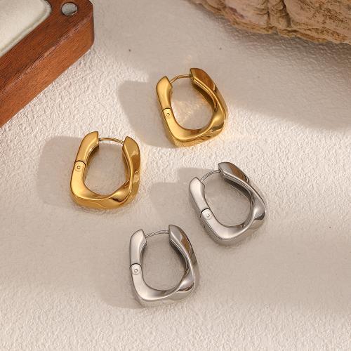 ステンレス　ダングル ピアス, 304ステンレススチール, メッキ, ファッションジュエリー, 2色の異なる, 売り手 ペア