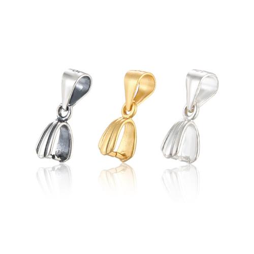 925er Sterling Silber Anhängerschlaufe, DIY, keine, verkauft von PC[