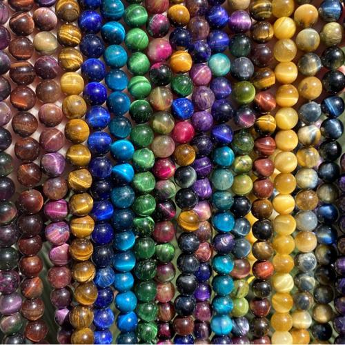 Perles d'Oeil de tigre, DIY & normes différentes pour le choix, plus de couleurs à choisir, Vendu par brin