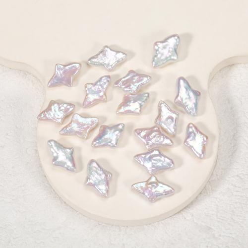 Perles nacres sans trou de culture d'eau douce, perle d'eau douce cultivée, Baroque, DIY & aucun trou, blanc, 7mm, Vendu par PC