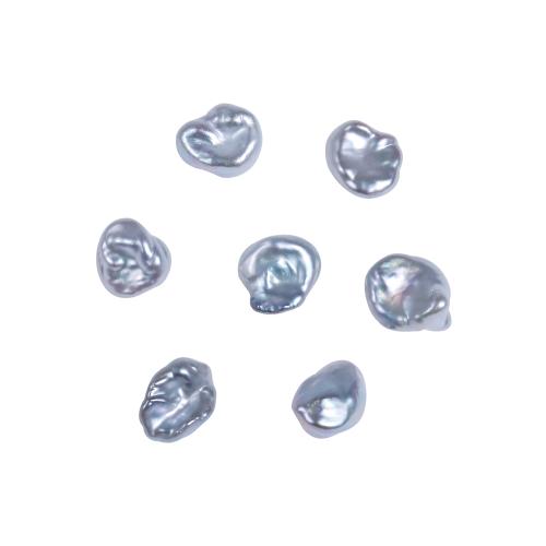 Perles nacres sans trou de culture d'eau douce, perle d'eau douce cultivée, Baroque, Placage de couleur d'or, bijoux de mode & aucun trou, plus de couleurs à choisir Vendu par sac