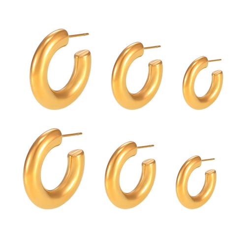 Boucle en acier inoxydable, Acier inoxydable 304, Placage, bijoux de mode & normes différentes pour le choix & pour femme, plus de couleurs à choisir, Vendu par paire