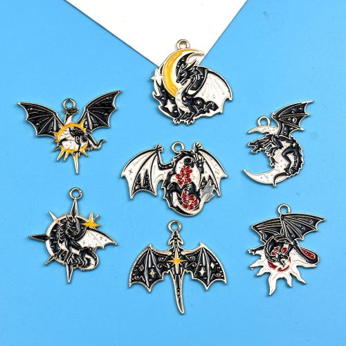 Colgantes de esmalte de la aleación del cinc, aleación de zinc, Bricolaje & diferentes estilos para la opción, 100PCs/Bolsa, Vendido por Bolsa