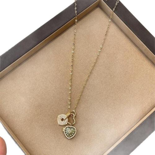 Collier en laiton cubique Zircon Micro Pave, avec zircon cubique & résine, avec 5cm chaînes de rallonge, Placage, bijoux de mode & pour femme, plus de couleurs à choisir Environ 40 cm, Vendu par PC