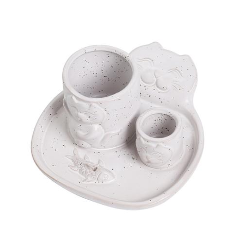 Buy Incense Holder and Burner in Bulk , Porcelain, half handmade, for home and office [