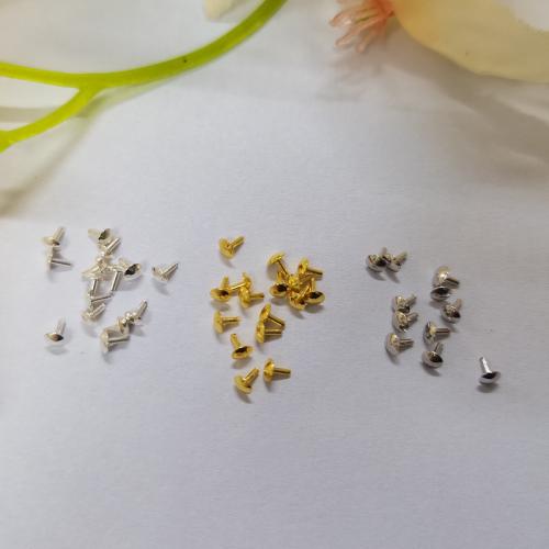 925 Sterling Silver Bead Cap, DIY Cap length 2.5mm, Needle size 07*3mm [