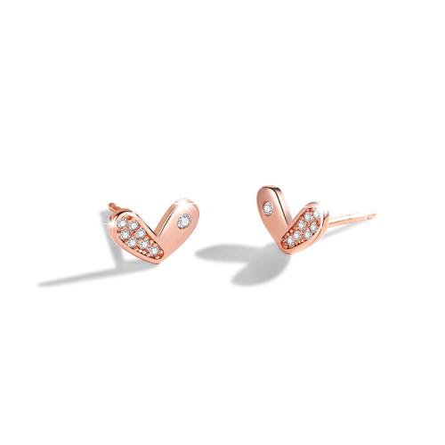 Argent sterling 925 boucle d oreille dormeuse, avec Shell Pearl, styles différents pour le choix & pavé de micro zircon & pour femme, earring length 4-7mm, Vendu par paire