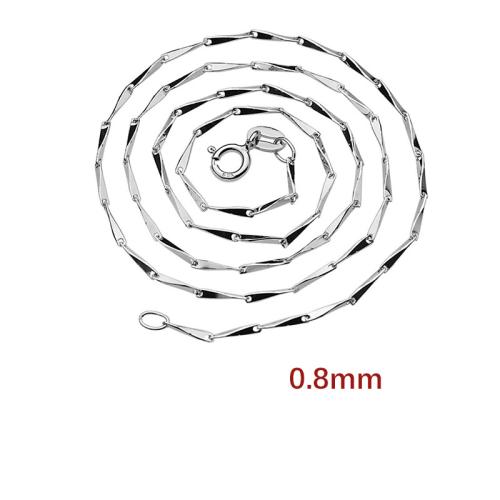 Collier en argent sterling chaîne, Argent sterling 925, DIY & normes différentes pour le choix & styles différents pour le choix, Vendu par PC