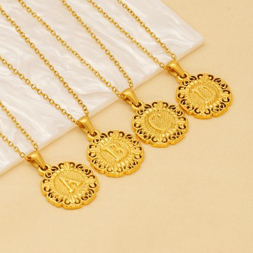 304ステンレススチール ネックレス, 18Kゴールドメッキ, ファッションジュエリー & さまざまなパターンの選択 & 女性用, 長さ:45 センチ, 売り手 パソコン