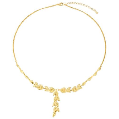 Brass Jewelry Necklace, with 5cm extender chain, plated, fashion jewelry & for woman Approx 40 cm 