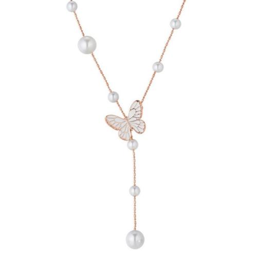 Collier en laiton fait à la main, avec Des billes de verre & résine, avec 5cm chaînes de rallonge, Placage, bijoux de mode & pour femme, plus de couleurs à choisir Environ 40 cm, Vendu par PC