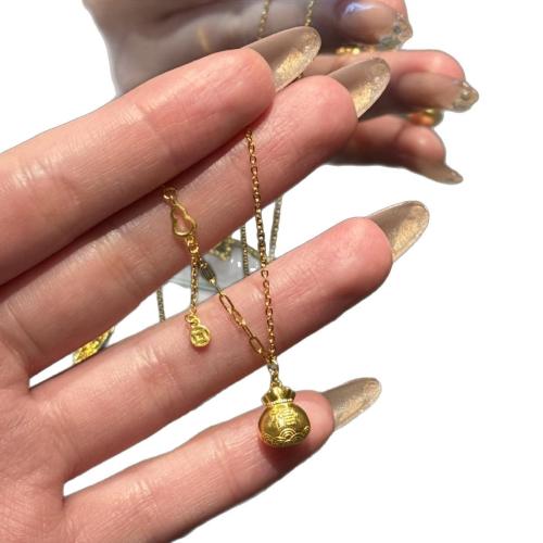 Collier en laiton fait à la main, avec 5cm chaînes de rallonge, Placage, bijoux de mode & pour femme Environ 40 cm, Vendu par PC