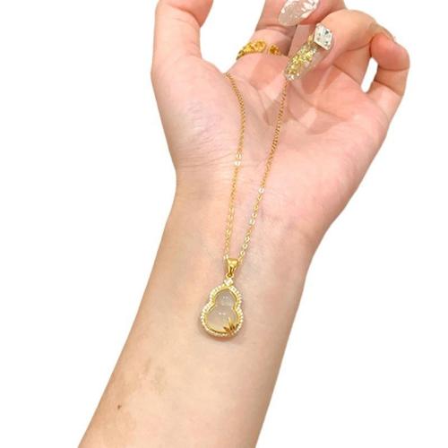 Collier en laiton cubique Zircon Micro Pave, avec zircon cubique & résine, avec 5cm chaînes de rallonge, Placage, bijoux de mode & pour femme Environ 40 cm, Vendu par PC