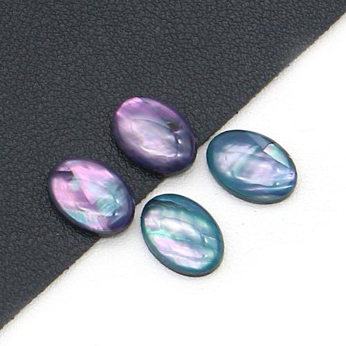 Papel de nácar cabujón, con Etiqueta engomada de epoxy, Bricolaje, color mixto, 10x14mm, Vendido por UD