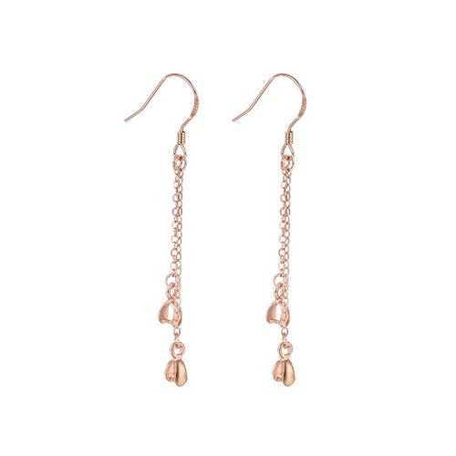 スターリングシルバー イヤリング ドロップ, 925スターリングシルバー, DIY & 異なるサイズの選択, 無色, 売り手 ペア[