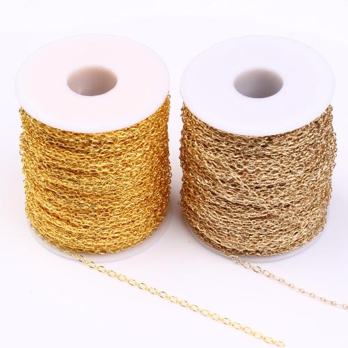 Brass Chain, plated, DIY 