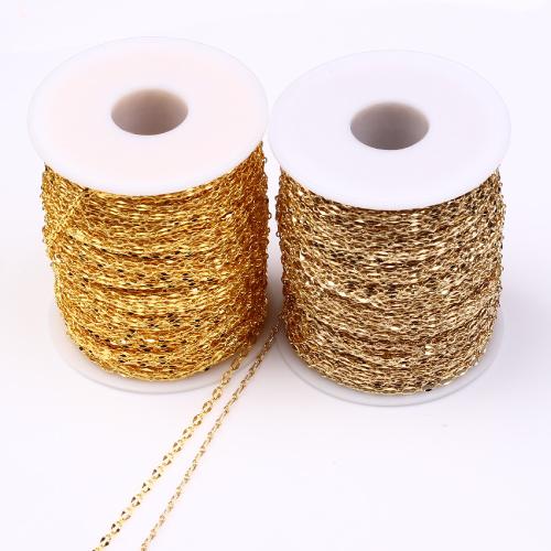Brass Chain, plated, DIY 